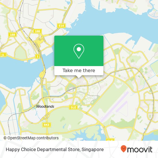 Happy Choice Departmental Store, Woodlands St 82 Singapore map