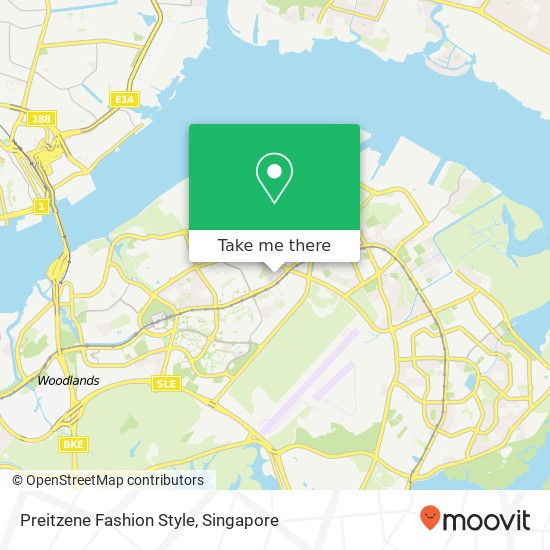 Preitzene Fashion Style, Singapore map