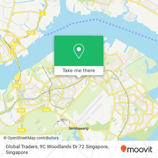 Global Traders, 9C Woodlands Dr 72 Singapore地图
