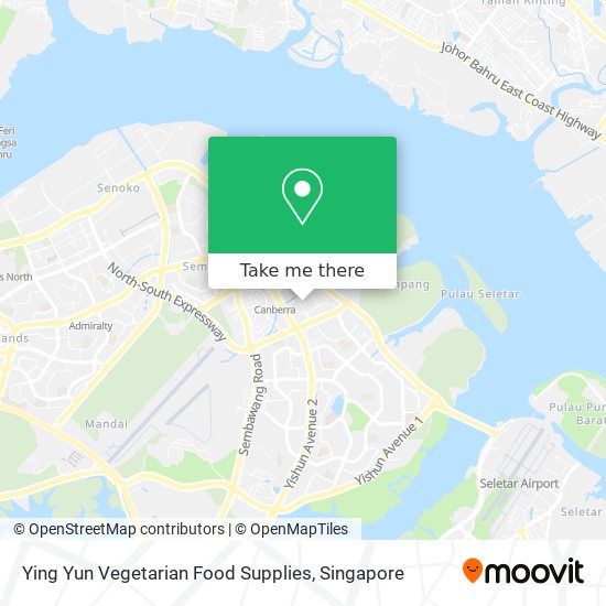 Ying Yun Vegetarian Food Supplies map