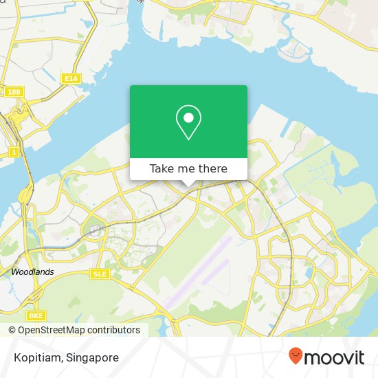 Kopitiam, Singapore map