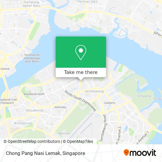 Chong Pang Nasi Lemak map