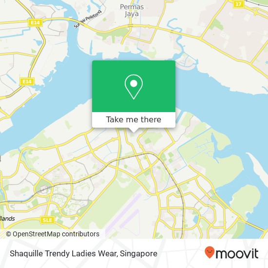 Shaquille Trendy Ladies Wear, Admiralty Link Singapore map