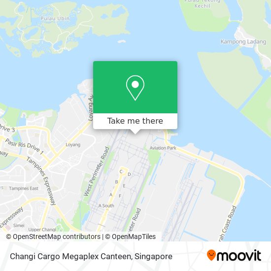 Changi Cargo Megaplex Canteen地图