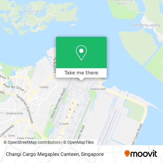 Changi Cargo Megaplex Canteen map