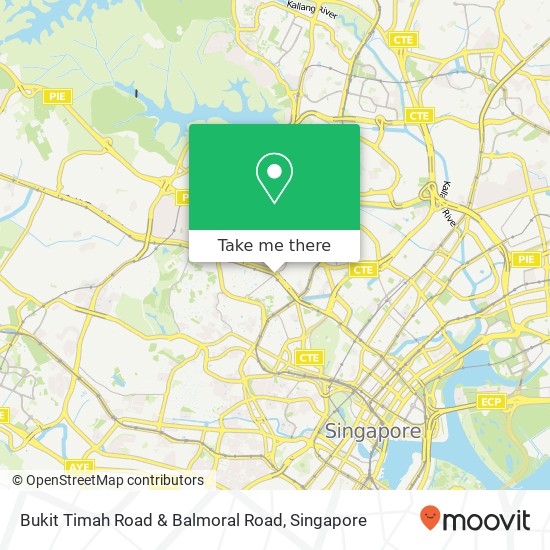 Bukit Timah Road & Balmoral Road地图