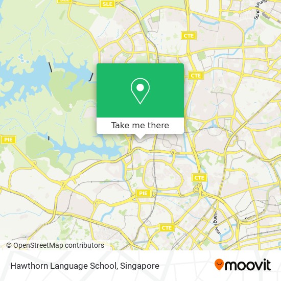 Hawthorn Language School map