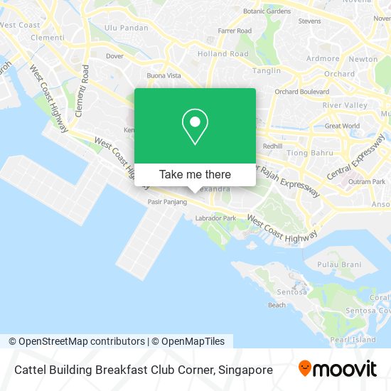 Cattel Building Breakfast Club Corner map