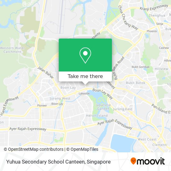 Yuhua Secondary School Canteen map