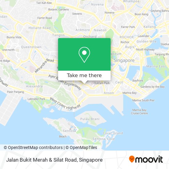 Jalan Bukit Merah & Silat Road map