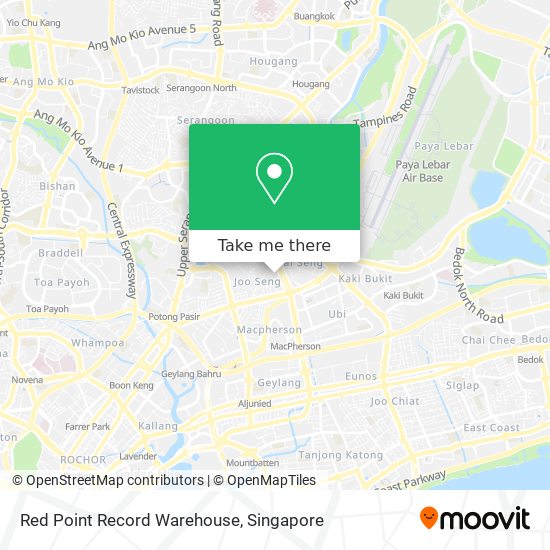 Red Point Record Warehouse map