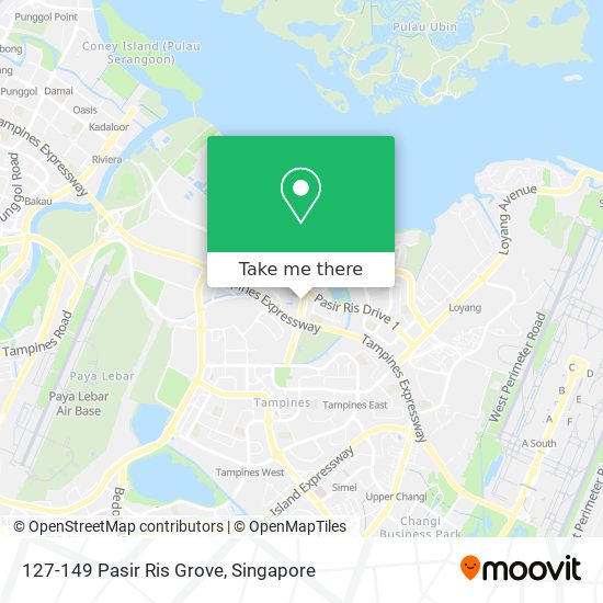 127-149 Pasir Ris Grove地图