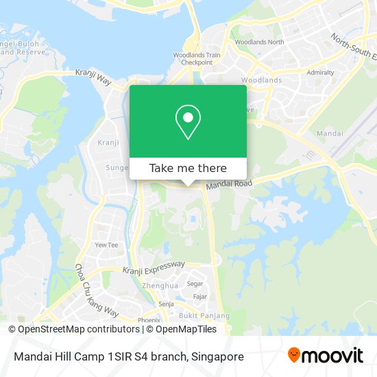 Mandai Hill Camp  1SIR S4 branch map