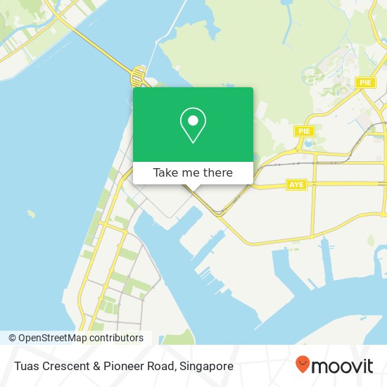 Tuas Crescent & Pioneer Road地图