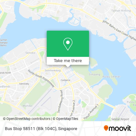 Bus Stop 58511 (Blk 104C) map