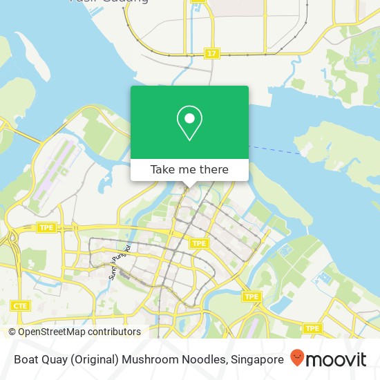 Boat Quay (Original) Mushroom Noodles map