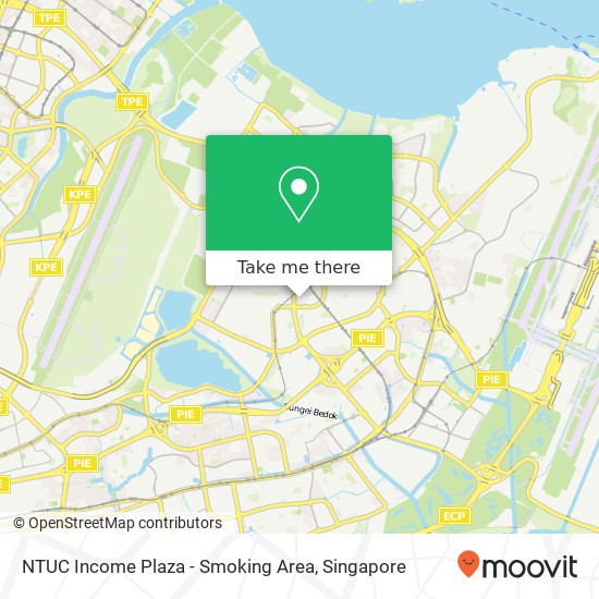 NTUC Income Plaza - Smoking Area map