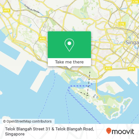 Telok Blangah Street 31 & Telok Blangah Road map