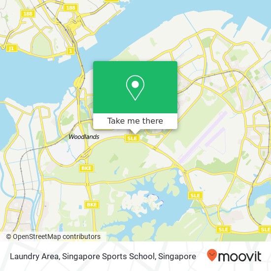 Laundry Area, Singapore Sports School map