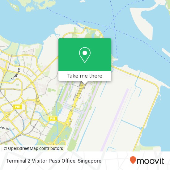 Terminal 2 Visitor Pass Office地图