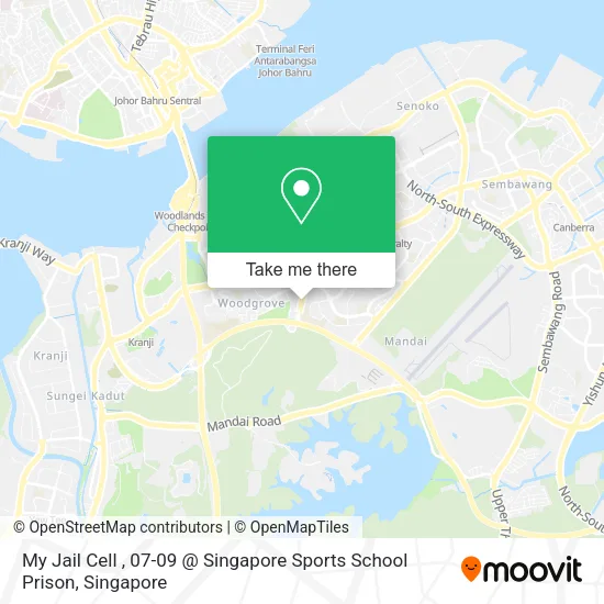 My Jail Cell , 07-09 @ Singapore Sports School Prison map