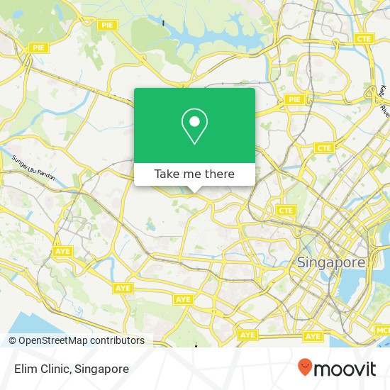 Elim Clinic map