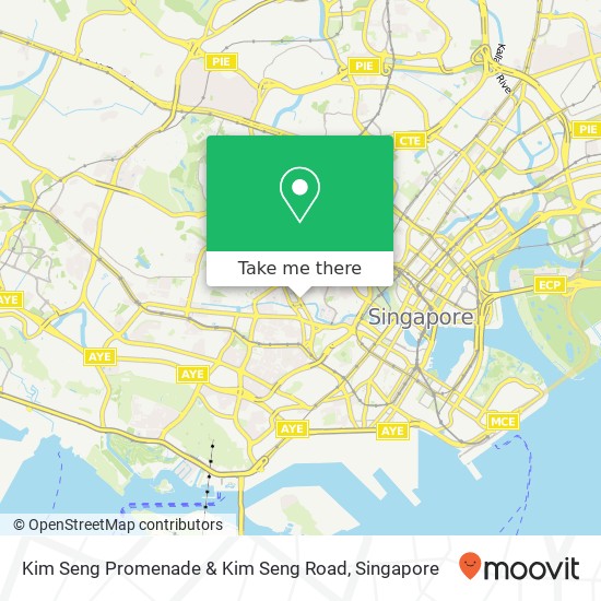 Kim Seng Promenade & Kim Seng Road map