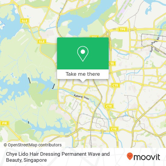 Chye Lido Hair Dressing Permanent Wave and Beauty map