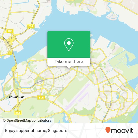Enjoy supper at home map