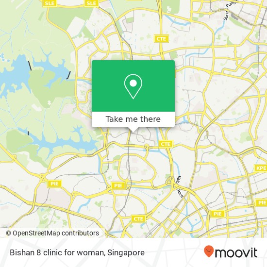 Bishan 8 clinic for woman map