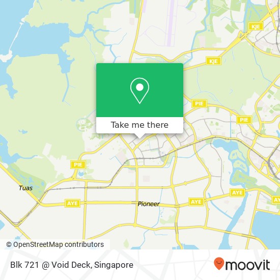 Blk 721 @ Void Deck map