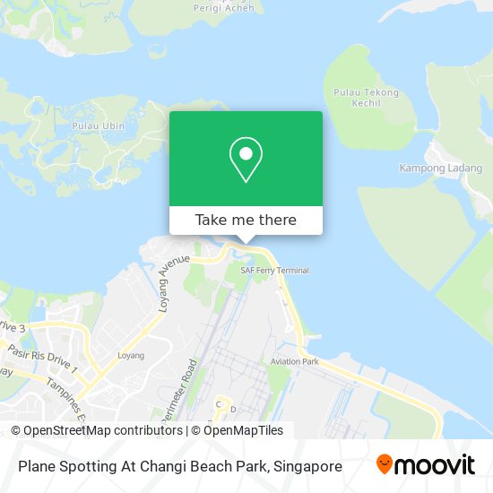 Plane Spotting At Changi Beach Park map