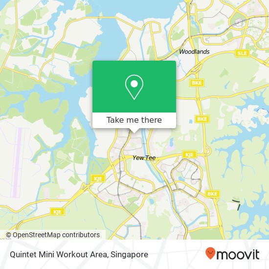 Quintet Mini Workout Area map