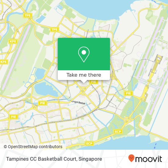 Tampines CC Basketball Court map