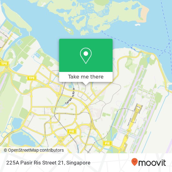 225A Pasir Ris Street 21 map