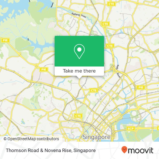 Thomson Road & Novena Rise map