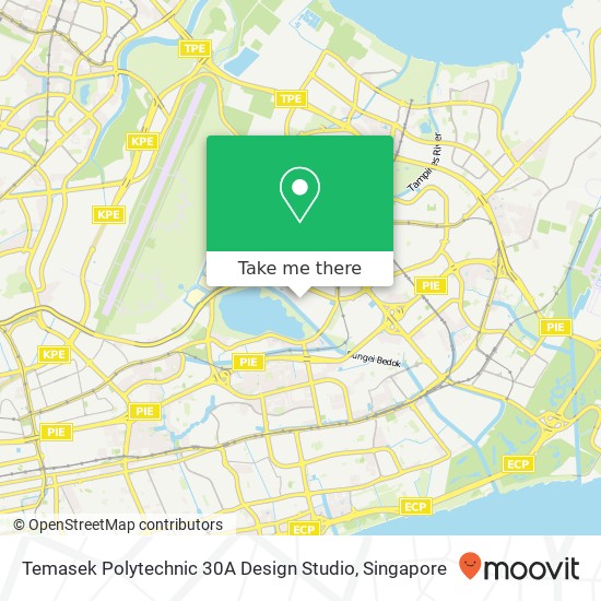 Temasek Polytechnic 30A Design Studio map