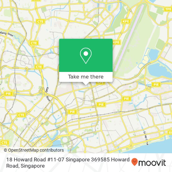 18 Howard Road #11-07 Singapore 369585 Howard Road map