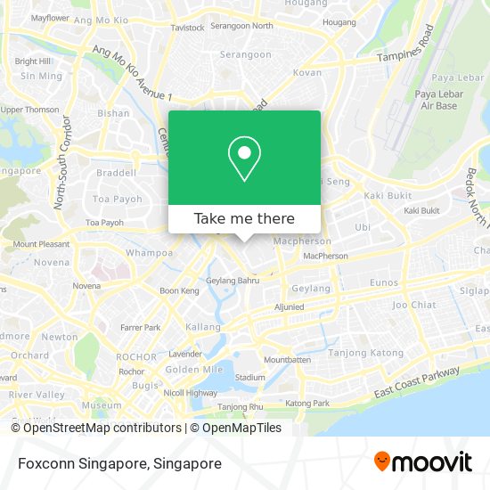 Foxconn Singapore map