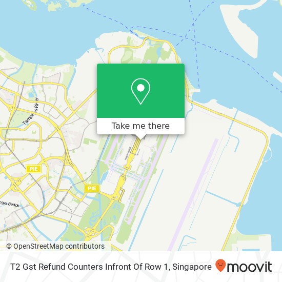 T2 Gst Refund Counters Infront Of Row 1 map