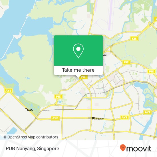 PUB Nanyang map