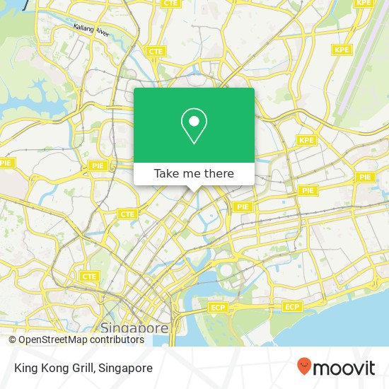 King Kong Grill map