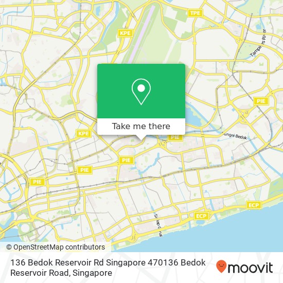 136 Bedok Reservoir Rd Singapore 470136 Bedok Reservoir Road map