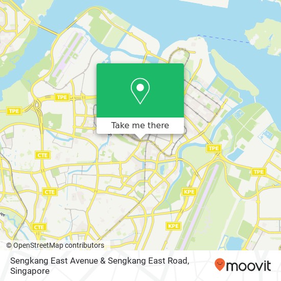 Sengkang East Avenue & Sengkang East Road map