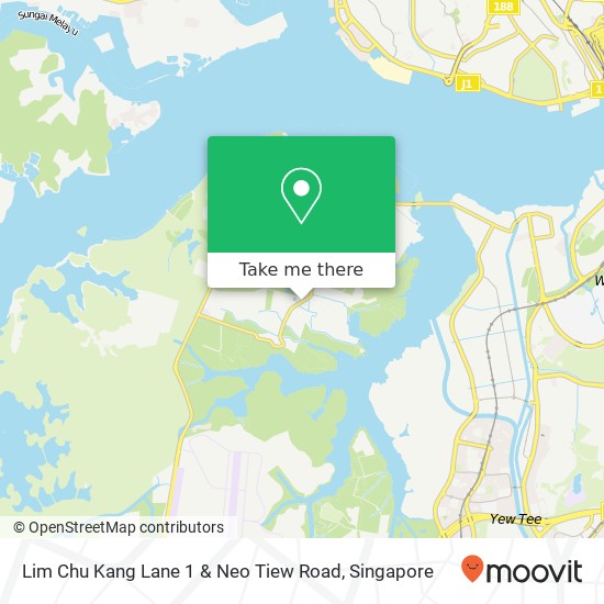 Lim Chu Kang Lane 1 & Neo Tiew Road地图