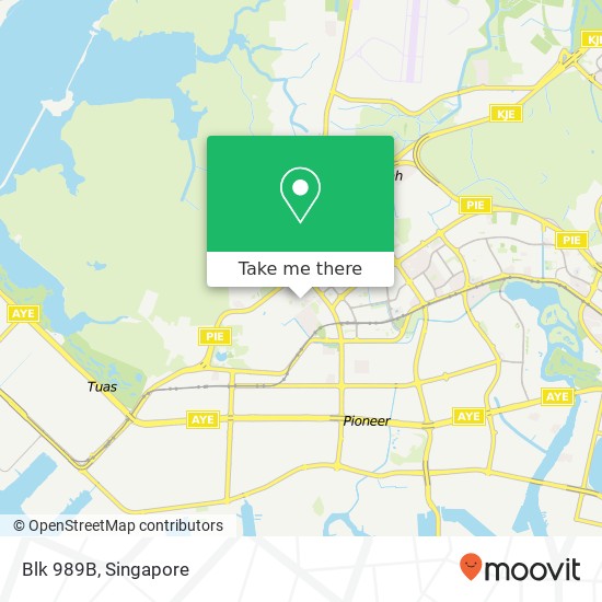 Blk 989B map