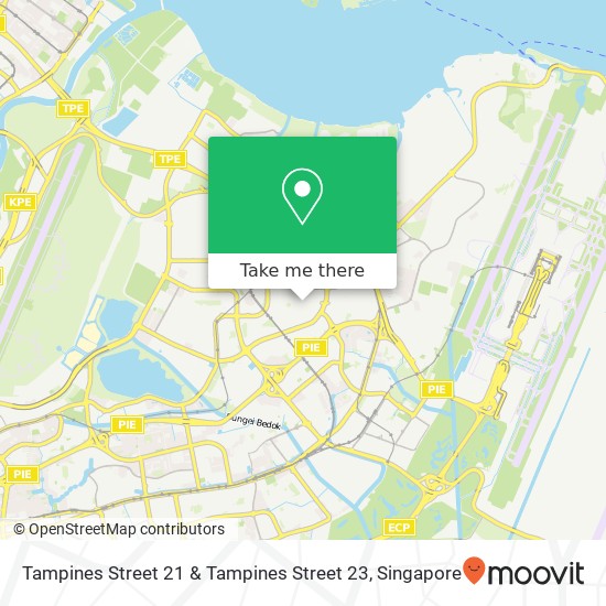 Tampines Street 21 & Tampines Street 23地图