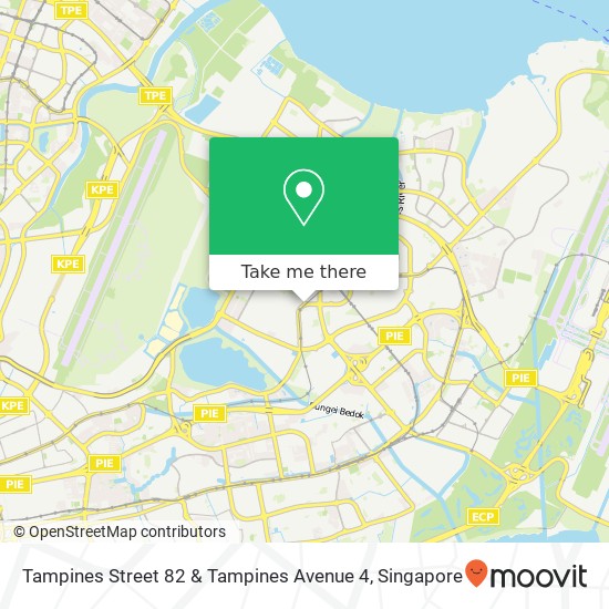 Tampines Street 82 & Tampines Avenue 4地图