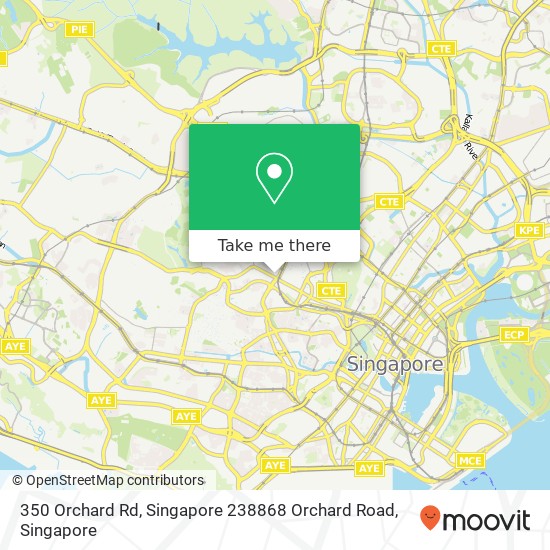 350 Orchard Rd, Singapore 238868 Orchard Road地图