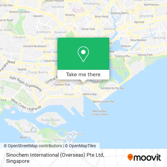 Sinochem International (Overseas) Pte Ltd map